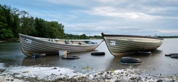 Two Moored Boats. Photo by Daniel Kane Photography.