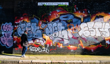 Grey Eagle Street, London - Colour