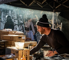 London Street Vendor - Colour